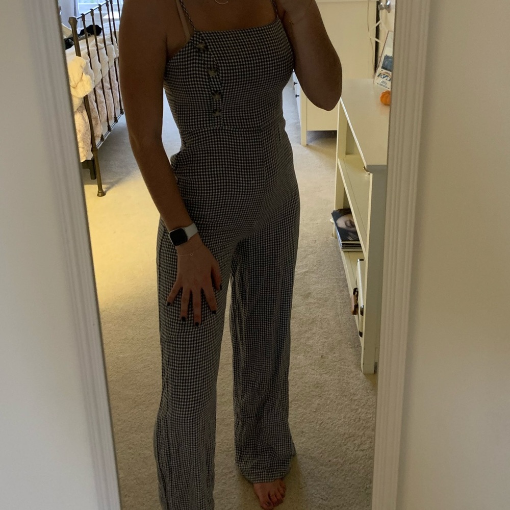 Gingham jumpsuit